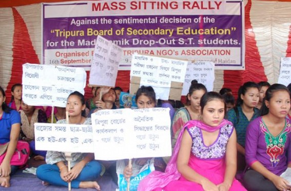 All Tripura NGOs Association holds sit-in-demonstration
